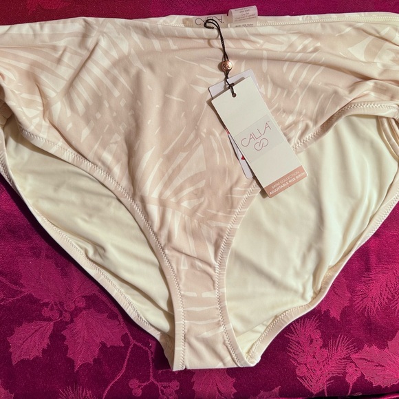 CALIA by Carrie Underwood Other - CALIA by Carrie Underwood Ruched Palms Birch Bikini Bottom -Size XL